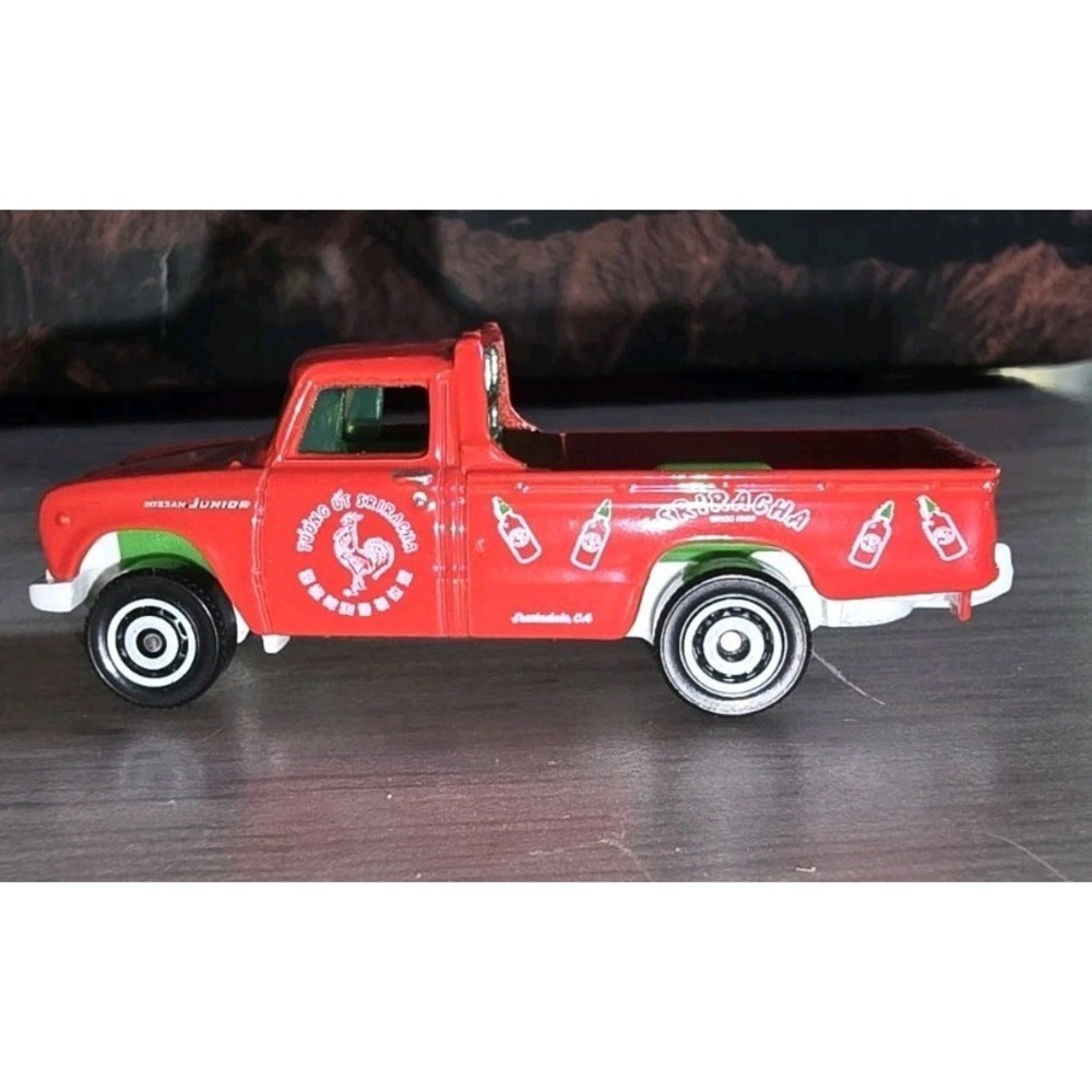 Sriracha Red Matchbox 1962 Nissan Junior 1:64 Loose MBX Service Toy Truck